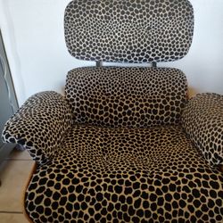 Vintage/ Mid Century Lounge Chair And Ottoman