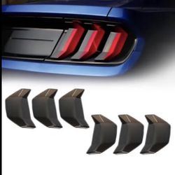 Smoke Black Taillight Protector Cover Compatible Ford Mustang, PC Resin Tail Shades, Taillight Decorative Shade Accessories Compatible Ford Mustang 20