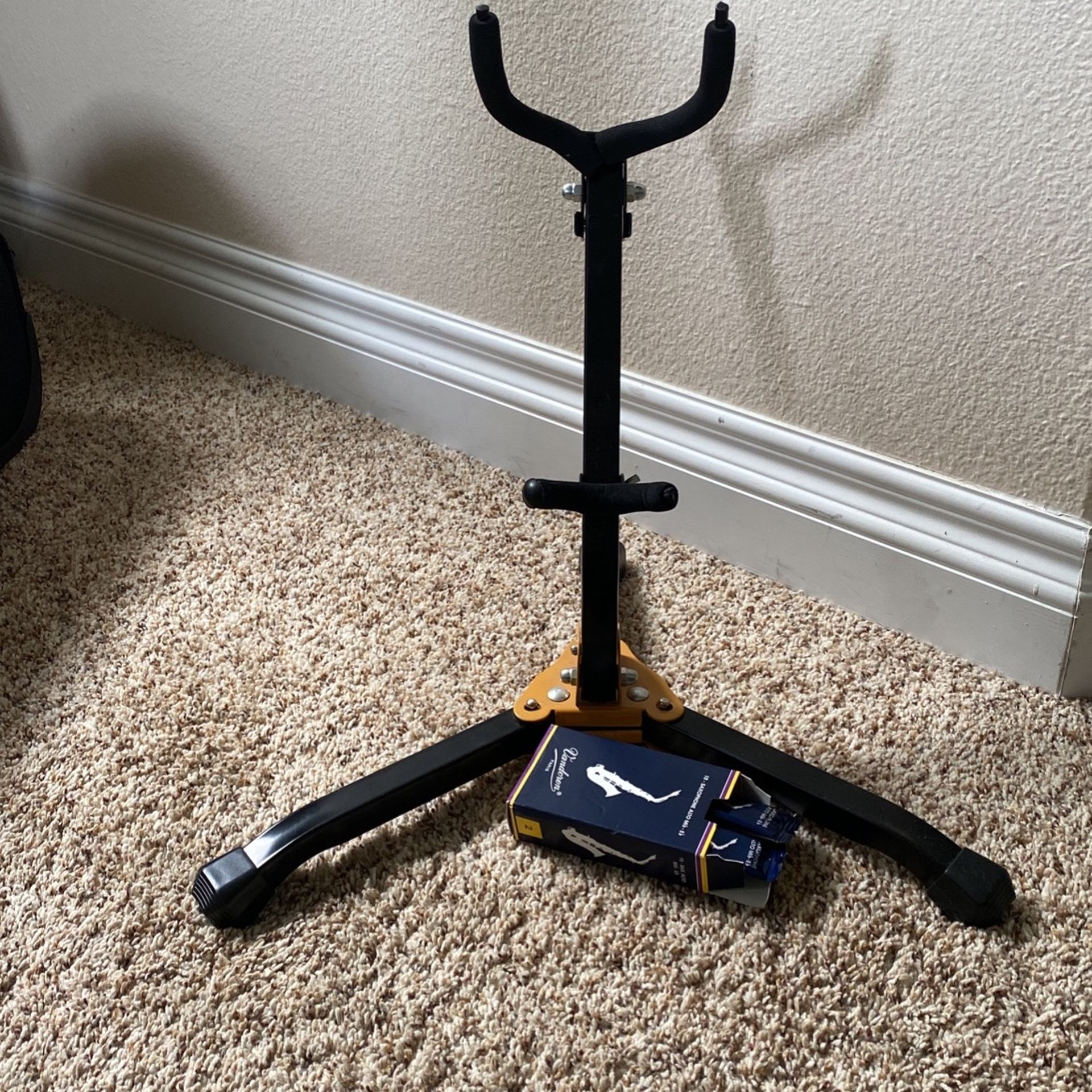 Saxophone Stand And Reeds