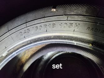 245/60/R18 Full set Llantas usada used tires