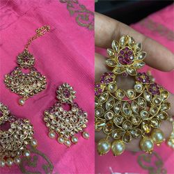 Earrings and tikka sets.