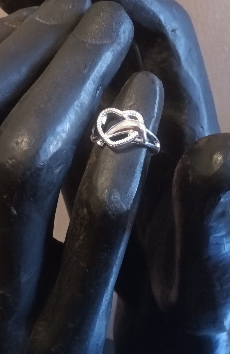 Silver Heart Ring