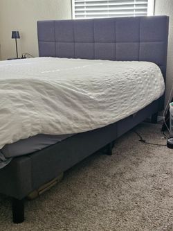 Queen Size Bed Frame & Headboard