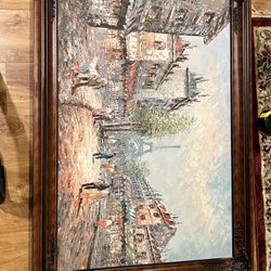 Painting , Casual Day In Paris