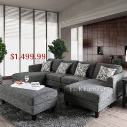 SECTIONAL WITH OTTOMAN INCLUDED…. DELIVERY AVAILABLE