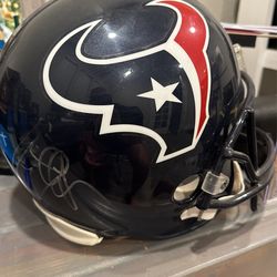 JJ Watt Signed Authentic Texans Helmet
