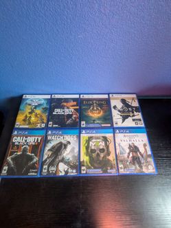 Clearing space, Lot of 17 PlayStation 4 and PlayStation 5 Video Games