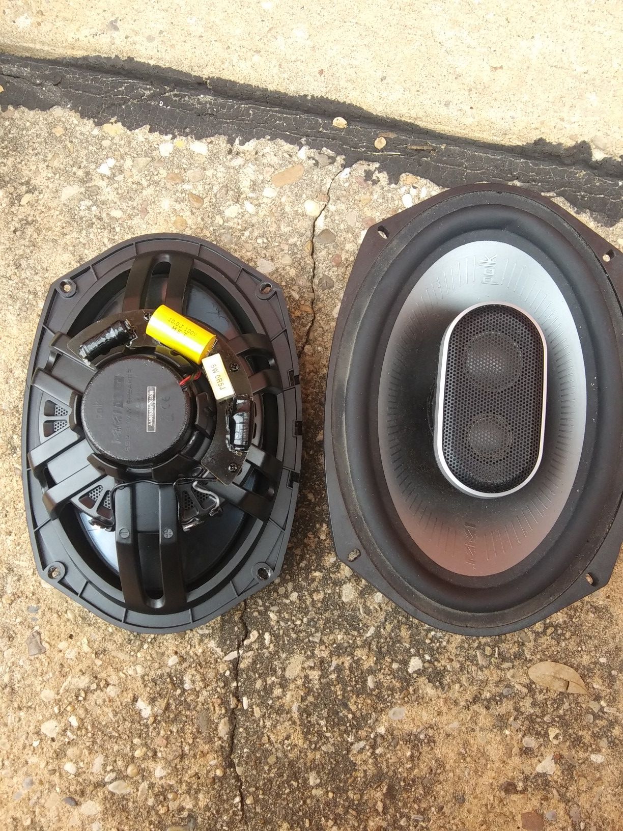 Pair 6x9 polks MM 692 car audio speakers
