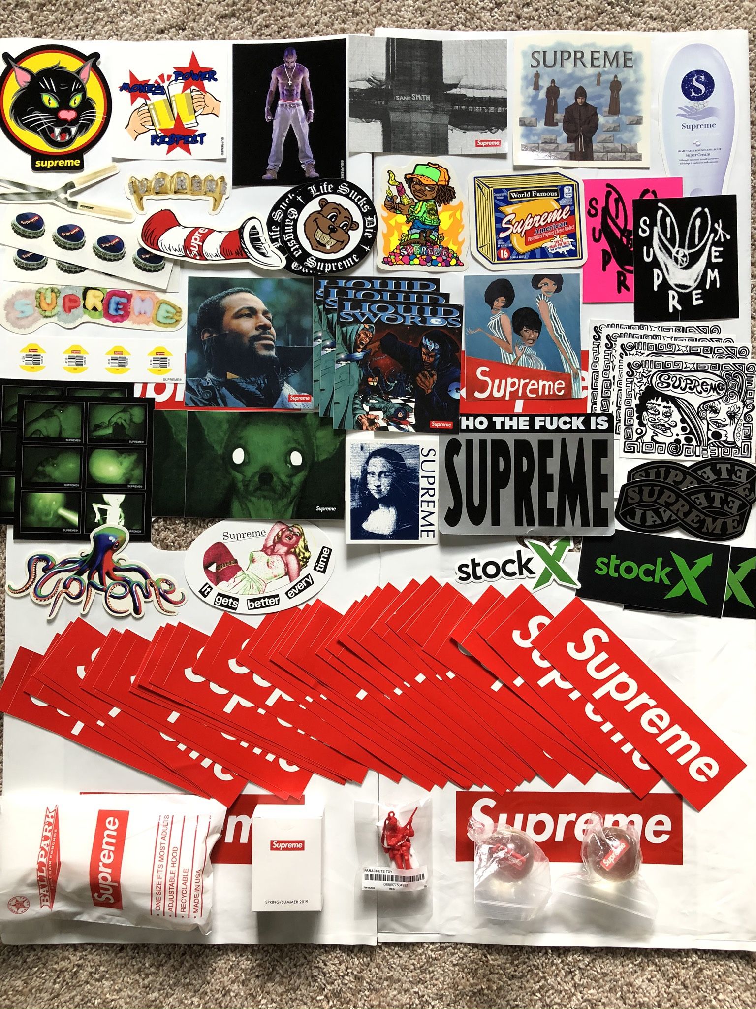 Supreme Stickers Accessories 