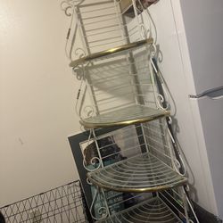 Glass Corner Shelf 