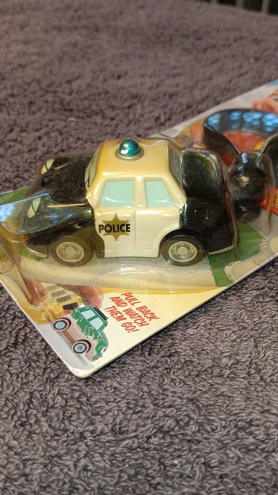 vintage ChevronvCars mini car police car