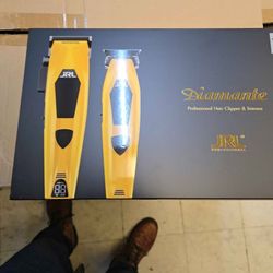 Jrl Diamante clipper and trimmers combo set