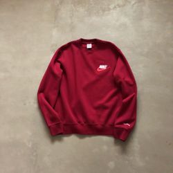 Nike Crewneck Maroon Sweater New Size Medium