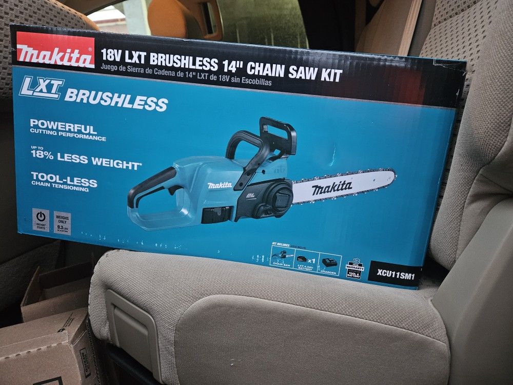 Makita Brushless Chainsaw Kit
