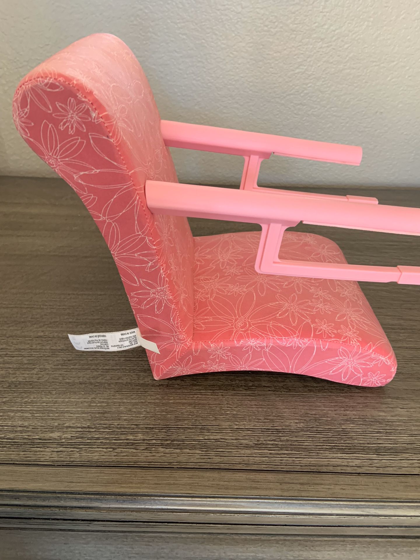 American Doll Pink Treat Seat/ High Chair