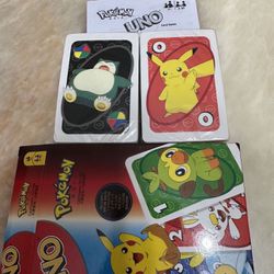 Pokemon uno card brand New