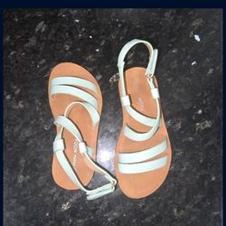 Mint Green Girl Sandals Size 8