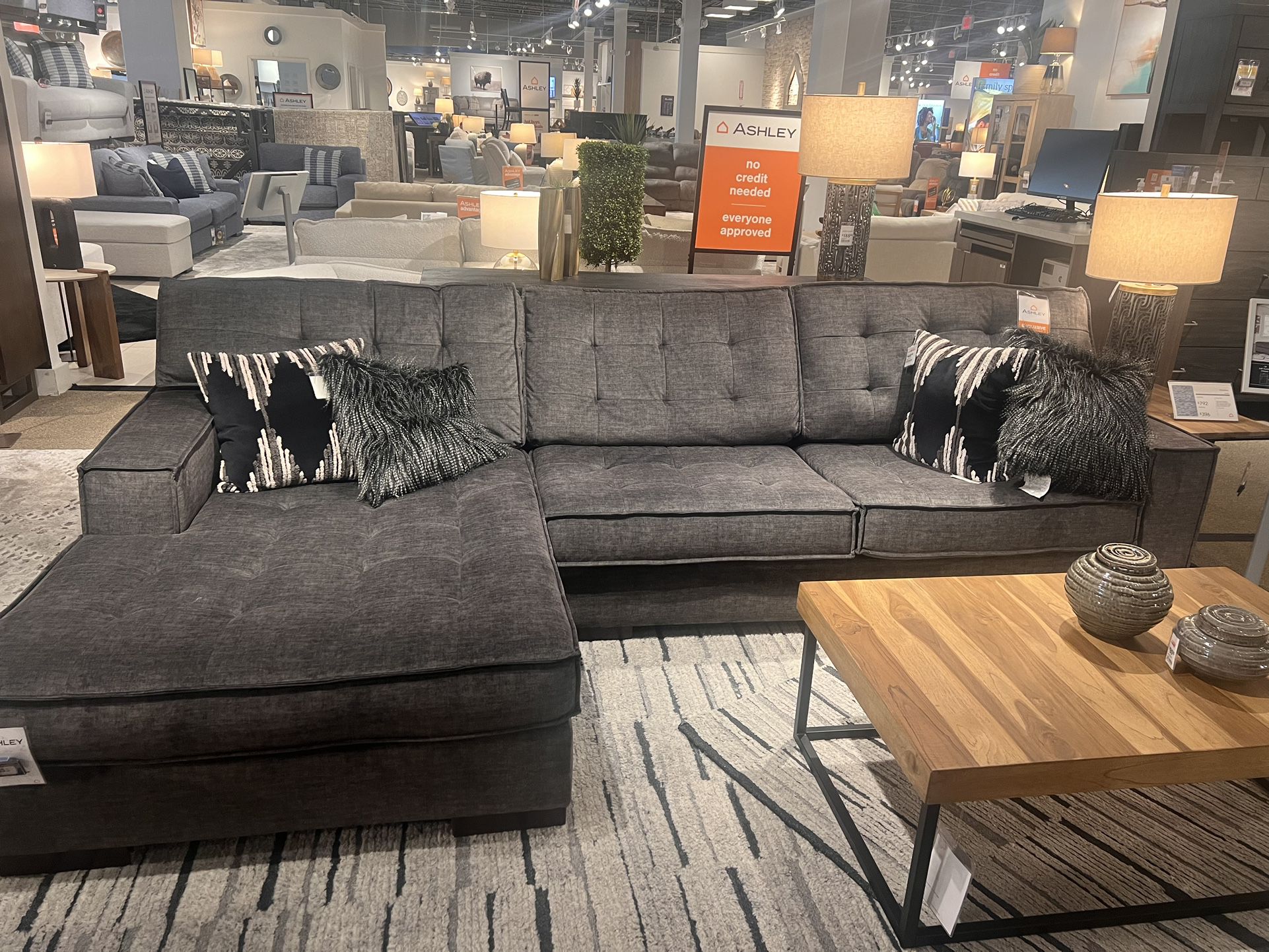 Washable Gray Sectional
