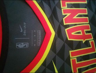 Throwback Atlanta Hawks Jeremy Lin NIKE Dri-Fit Basketball Jersey