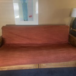 Futon Bed/Couch Plus Matching Chaise Long