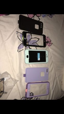 iPhone life proof (water proof) cases. Fits 7 and 8 plus , comes with box , $$20 each
