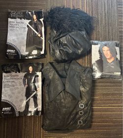 Spirit Halloween Jon Snow "Night's Watch" Costume & Wig (Game of Thrones)