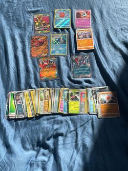 A lot of Pokémon cards