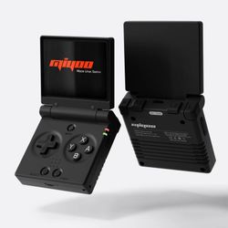Miyoo Mini Flip Video Game Handheld in Black