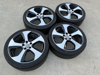 rims 18 VOLKSWAGEN OEM wheels 5x112 For Golf Gti Golf Sportwagon Jetta Passat Rabbit $499 For All 4
