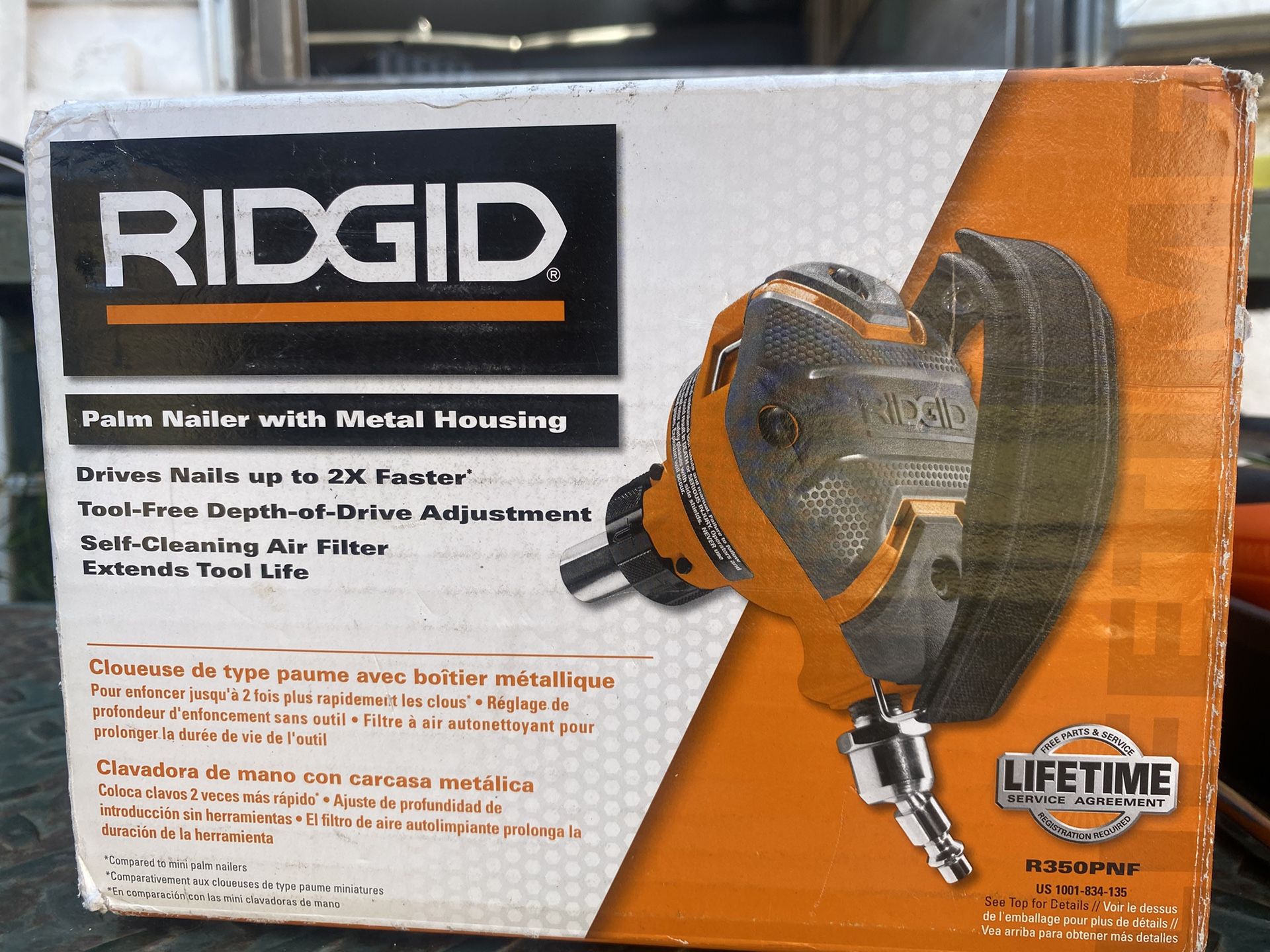 Ridgid Palm nailer