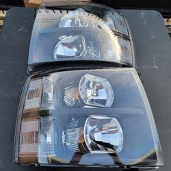07-13 Chevrolet Silverado Headlights Luces Micas Calaveras Faros Faroles Focos Chevy