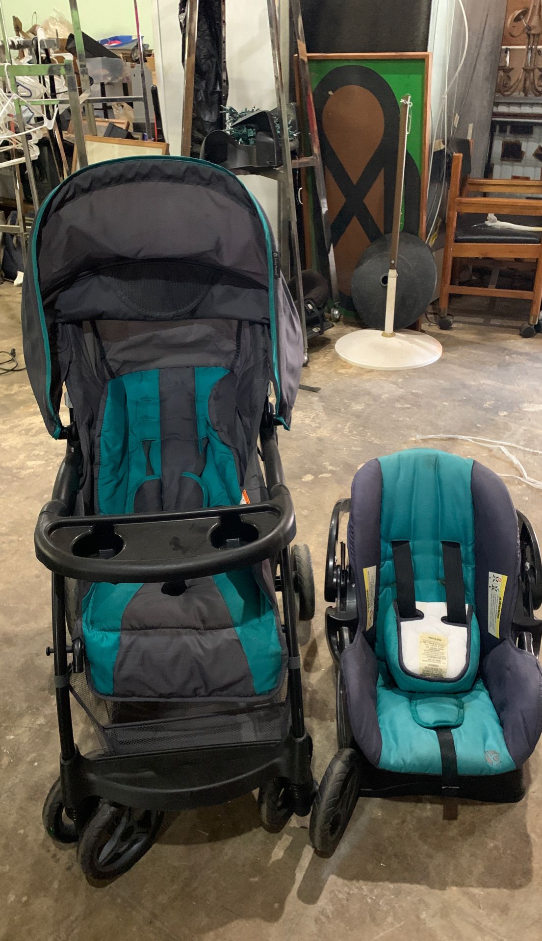 Baby car seat and stroller