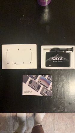 Ridge Wallet Matte White Aluminum W/ Money Clip