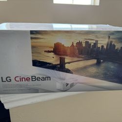 LG HF65LA 100” Full HD (1920 x 1080) Home Theater CineBeam Ultra Short Throw Projector, 1000 ANSI Lumen, Bluetooth Sound Out, Wireless Connection - Wh