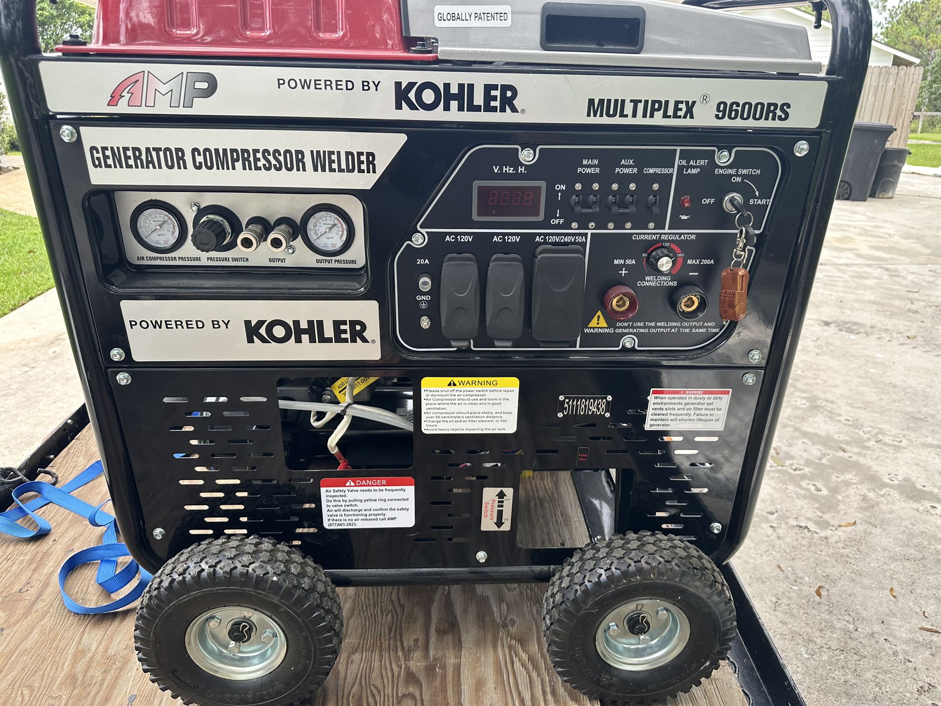 Generator Compressor Welder 3-in-1