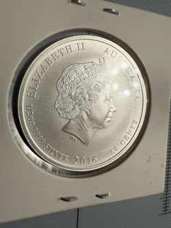 2016 Australia 1/2 oz .9999 Silver 50 Cent Coin