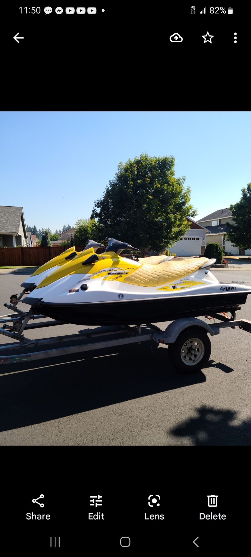 2015 Yamaha wave runner VX 1100 for Sale in Tacoma, WA - OfferUp