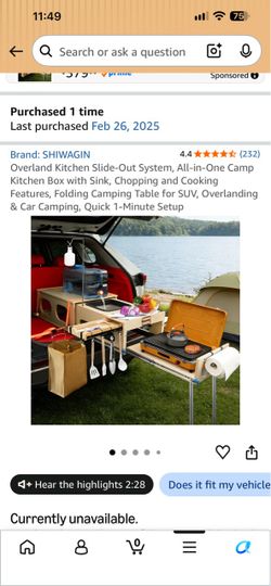 Overland  Camper Kitchen