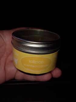 Lollipop Scented Candle Tin