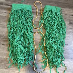 2 Hula Skirts And Necklaces
