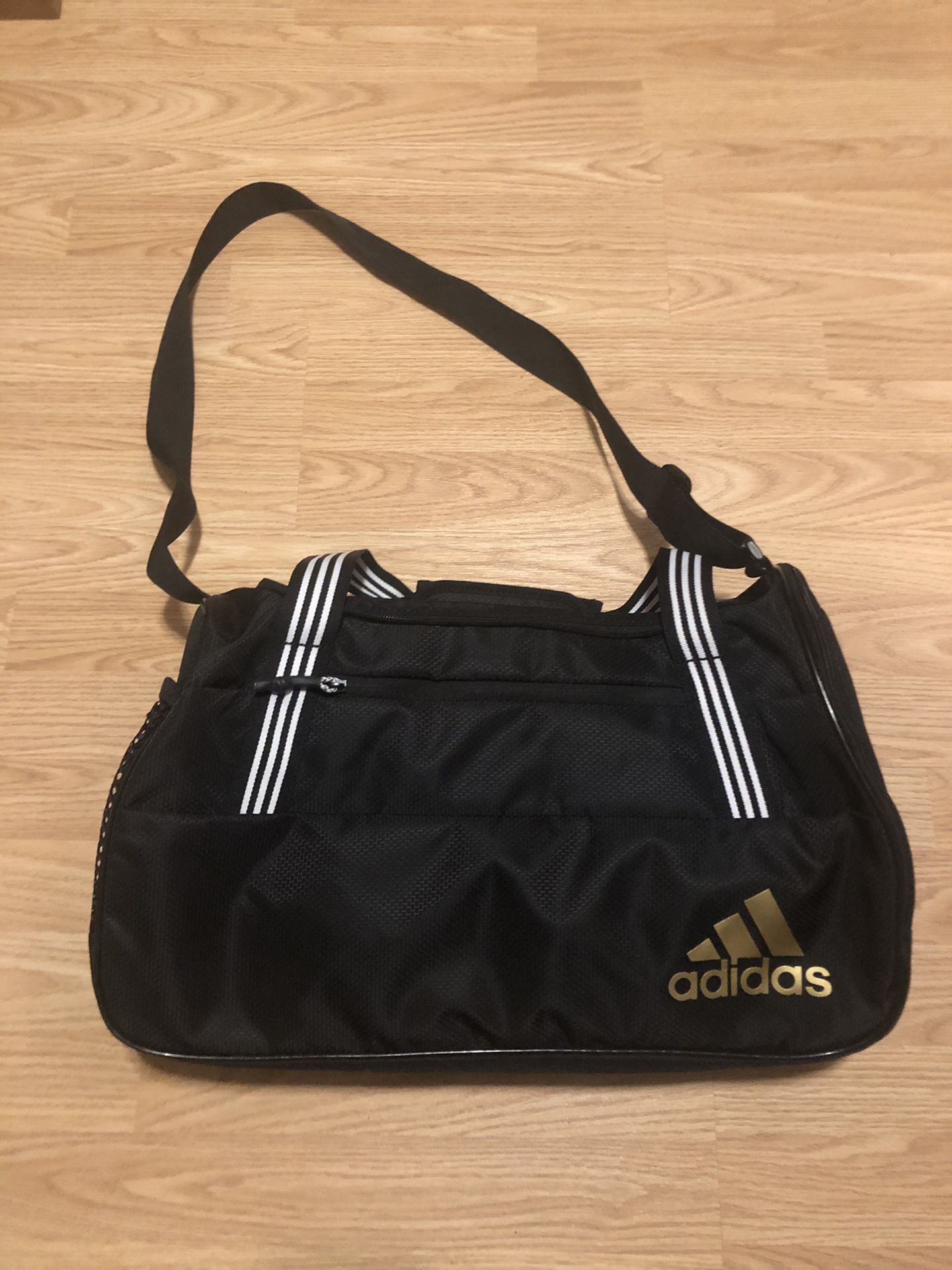 New Black Adidas Squad IV Duffle Bag 