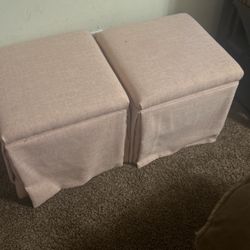 Pink Ottoman