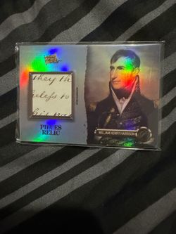 WILLIAM HENRY HARRISON Pieces of the Past Presidential Handwritten Relic #60