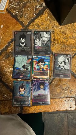Dragon Ball Super Card Game Vegeta Lot of 7