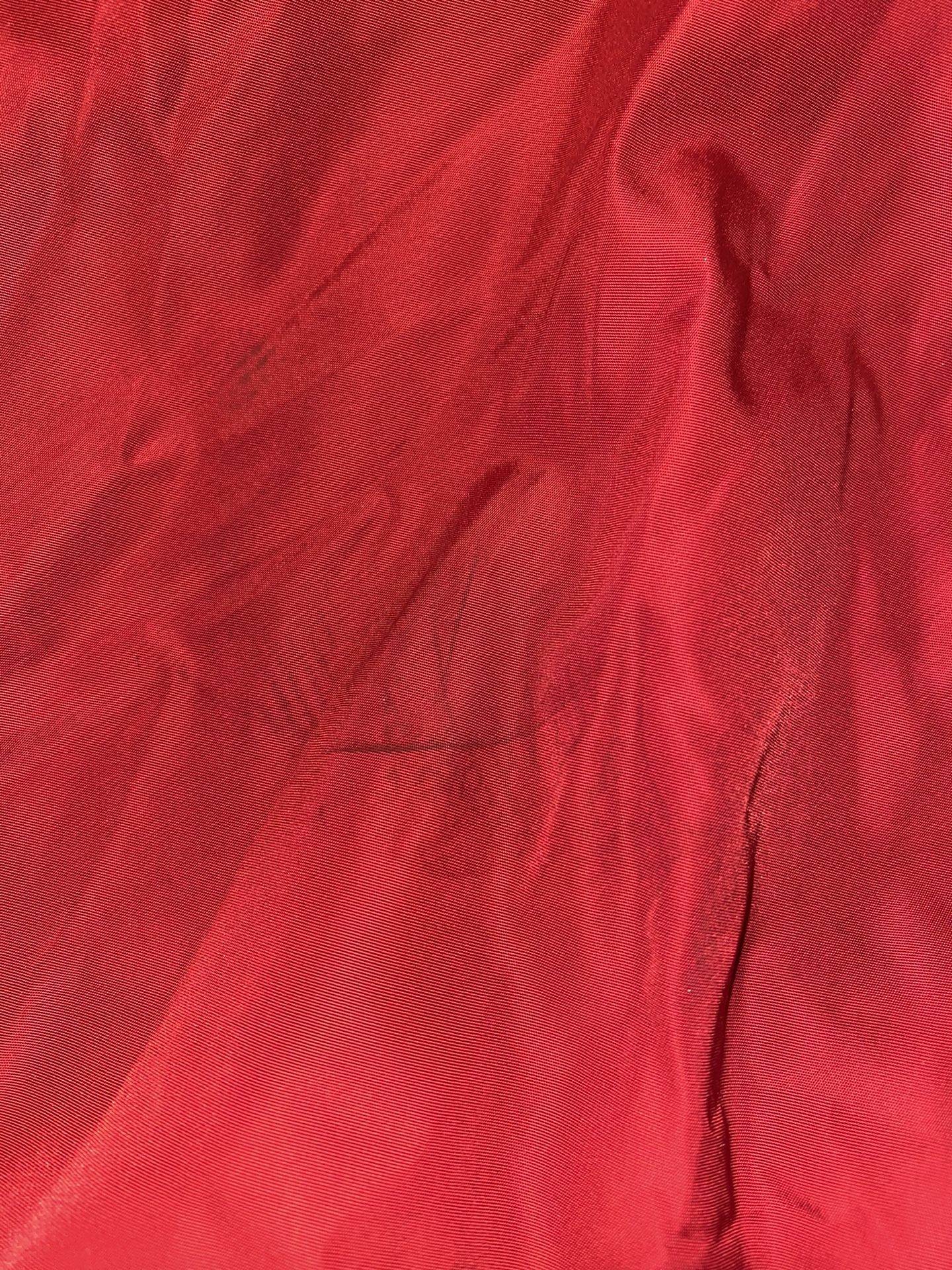 Tommy Hilfiger Ladies' Windbreaker Hoodie Jacket, Red, Large - NEW