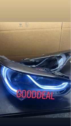 Oh31 fit 2012-2017 Hyundai Veloster led sequential black headlight pair lamp