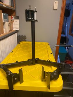 Dual LCD Monitor Desk Mount Stand Adjustable Articulating VESA Mount Black