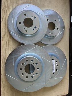 Honda Prelude 2026 Front & Rear Slot Only Rotors Brake Pads