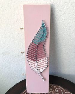 Handcrafted Leaf 🍃 Key or Jewelry Holder wood art
