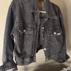 Levi Jean Jacket Black Denim 